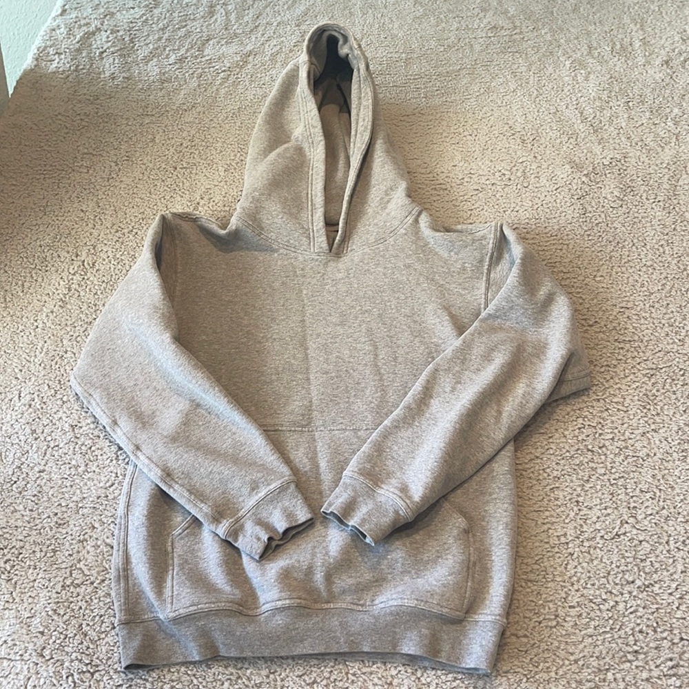 Lululemon All Yours Hoodie sweater 
Heathered Core Light GreySilver Drop size XS
